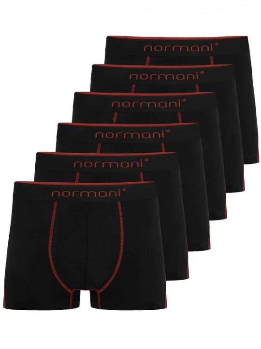 Foto van product normani Boxershorts rood / zwart