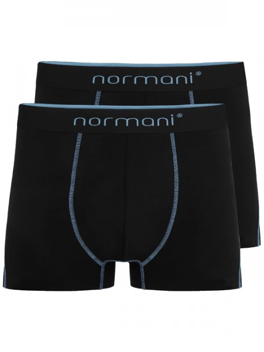 Foto van product normani Boxershorts ' Stanley ' lichtblauw / zwart