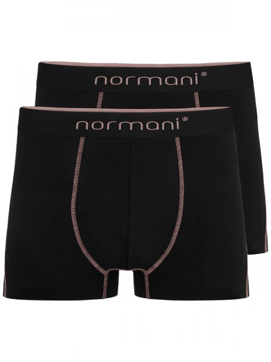 Foto van product normani Boxershorts ' Stanley ' zalm roze / zwart