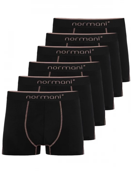 Foto van product normani Boxershorts zalm roze / zwart