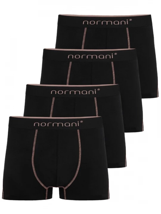 Foto van product normani Boxershorts zalm roze / zwart