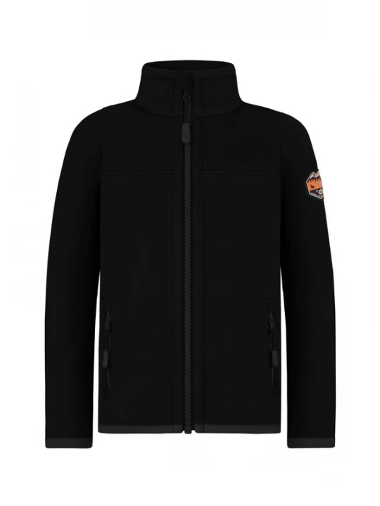 Foto van product normani Fleece jas oranje / zwart