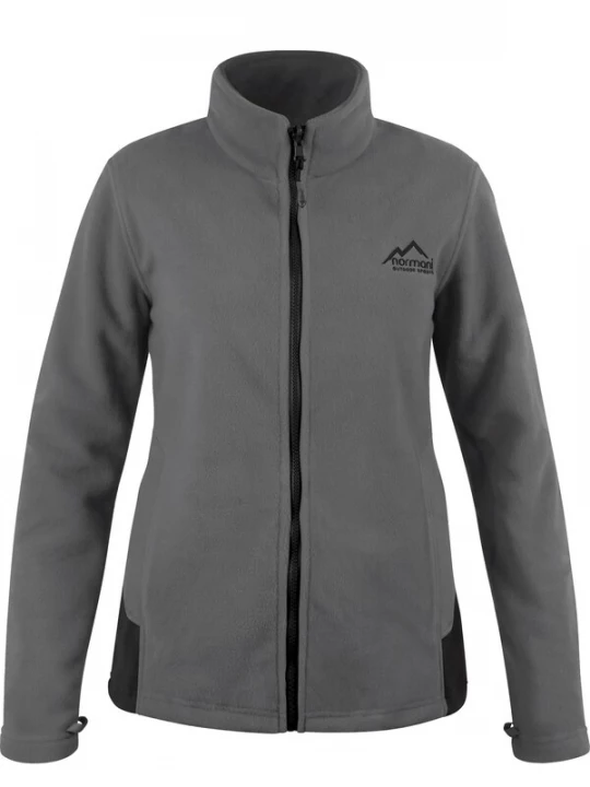 Foto van product normani Functionele fleece jas 'Ivalo' donkergrijs / zwart