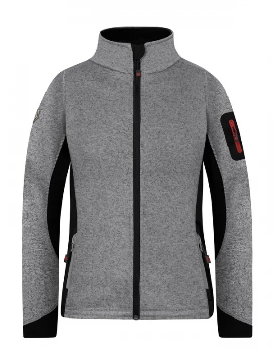 Foto van product normani Functionele fleece jas 'Pukaskwa' grijs / zwart