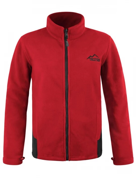 Foto van product normani Funktionele fleece-jas 'Ivalo' rood / zwart