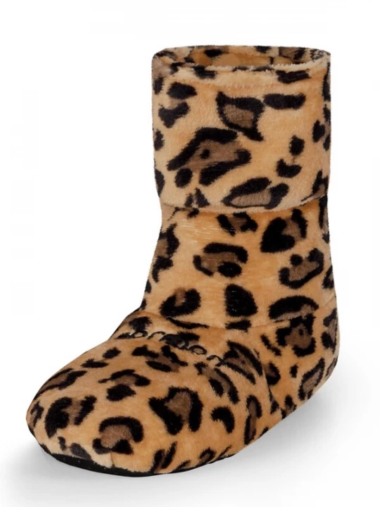 Foto van product normani Huisschoen camel / mokka / zwart