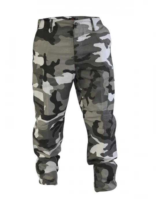 Foto van product normani Outdoorbroek 'Trooper' grijs / groen / zwart / wit