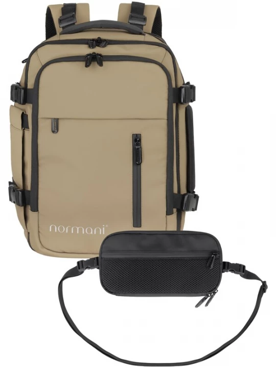 Foto van product normani Rugzak 'Nikaho' beige / zwart