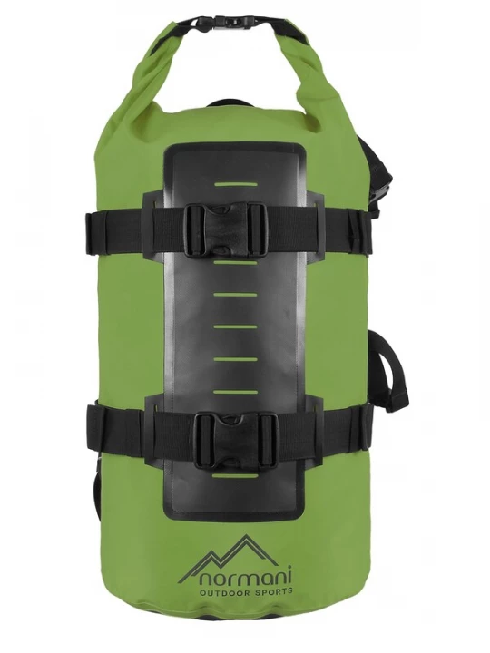 Foto van product normani Rugzak 'Water Block' groen / zwart