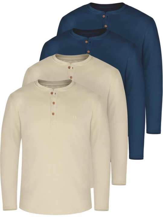 Foto van product normani Shirt 'Neuville' beige / marine