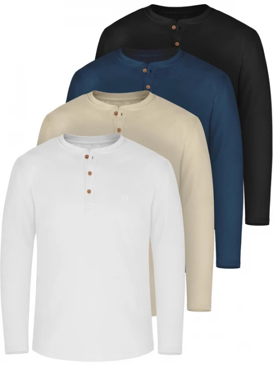 Foto van product normani Shirt 'Neuville' beige / marine / zwart / offwhite