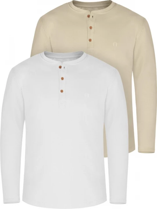 Foto van product normani Shirt 'Neuville' beige / wit