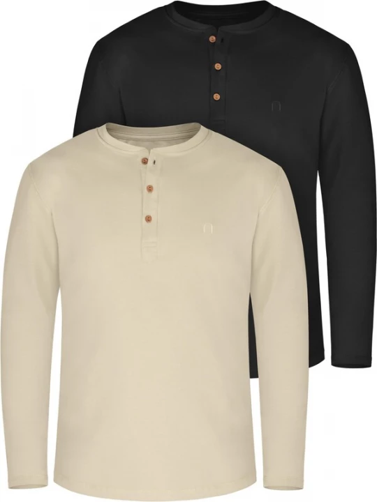 Foto van product normani Shirt 'Neuville' beige / zwart