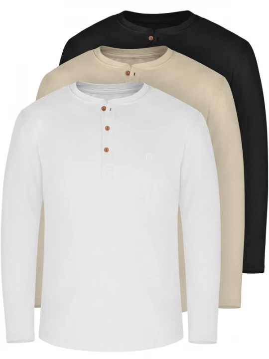 Foto van product normani Shirt 'Neuville' beige / zwart / wit
