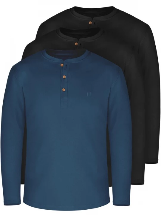 Foto van product normani Shirt 'Neuville' marine / zwart