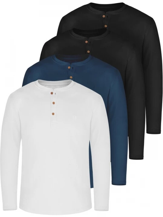 Foto van product normani Shirt 'Neuville' marine / zwart / offwhite