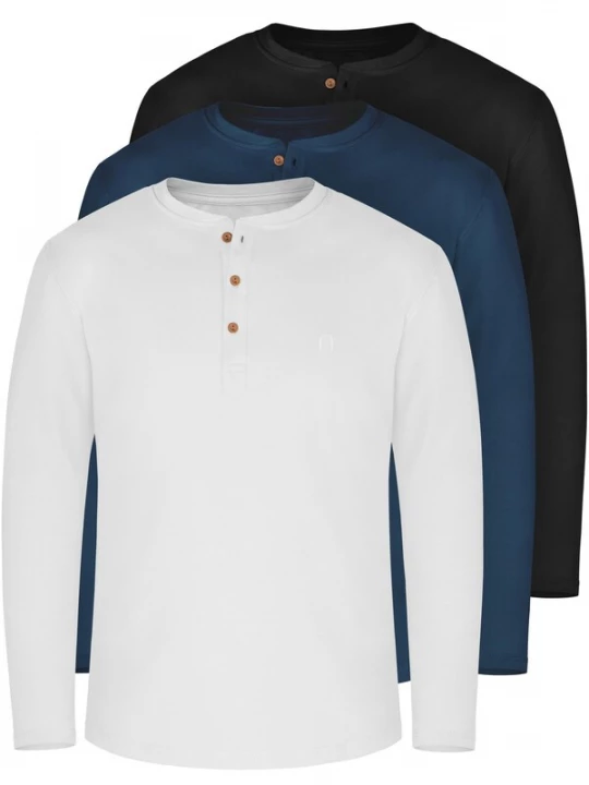 Foto van product normani Shirt 'Neuville' marine / zwart / wit
