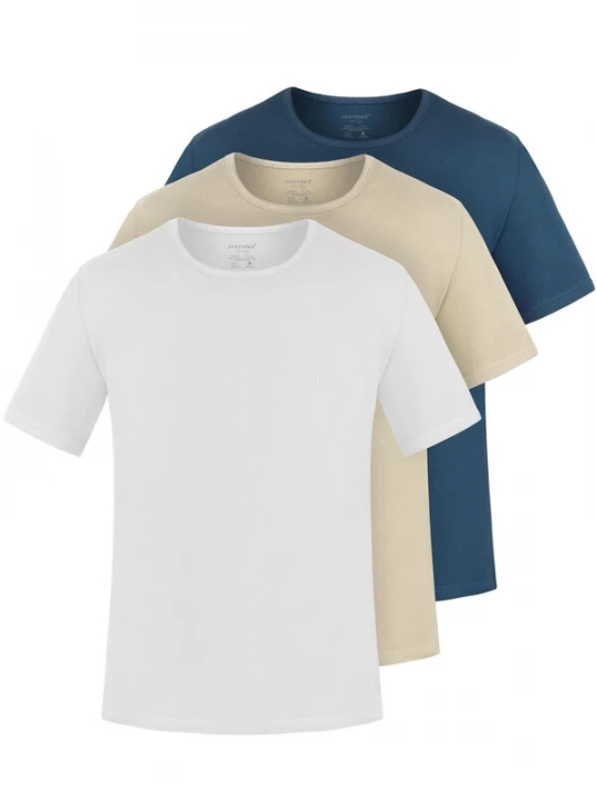 Foto van product normani Shirt 'Nyons' beige / blauw / grijs