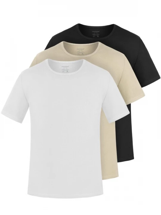 Foto van product normani Shirt 'Nyons' beige / zwart / eierschaal