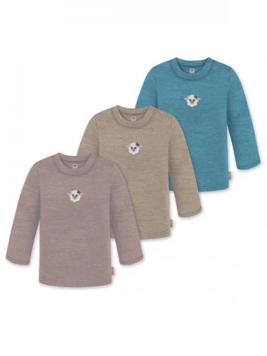 Foto van product normani Shirt 'Taupo' beige gemêleerd / blauw gemêleerd / bruin gemêleerd