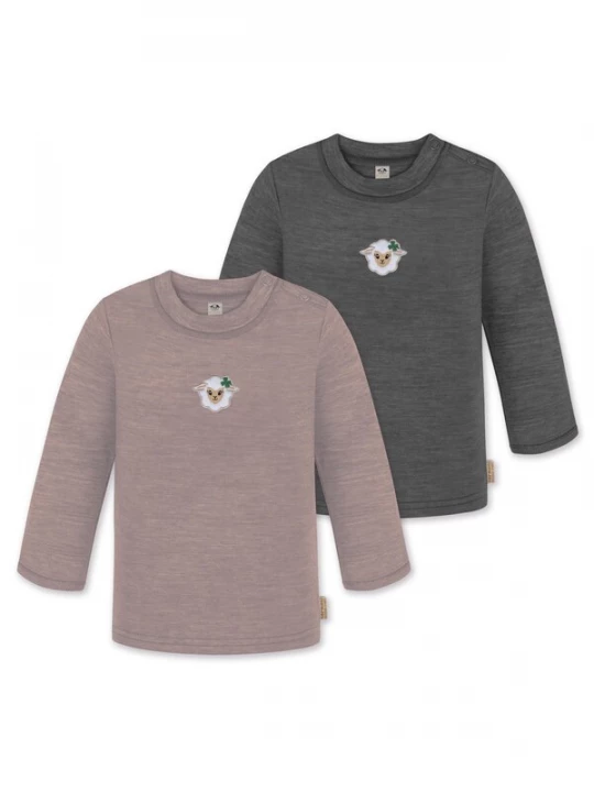 Foto van product normani Shirt 'Taupo' chamois / antraciet