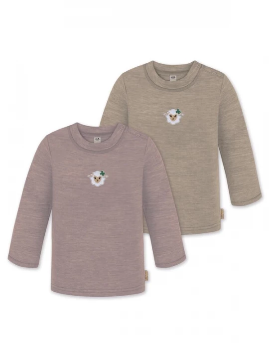 Foto van product normani Shirt 'Taupo' donkerbeige / oudroze