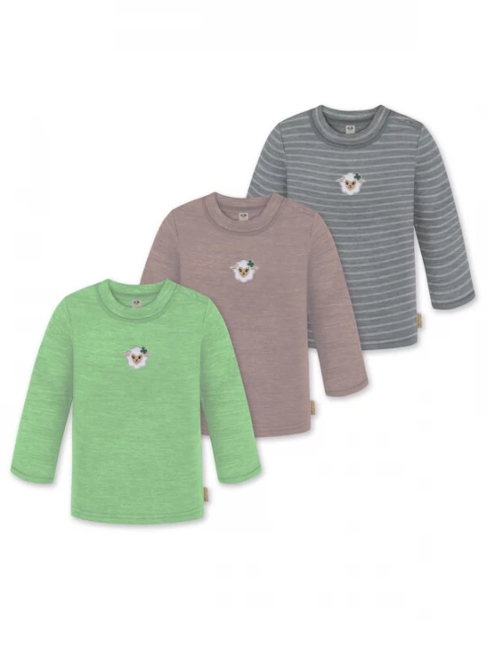 Foto van product normani Shirt 'Taupo' grijs / groen / gemengde kleuren / rosa