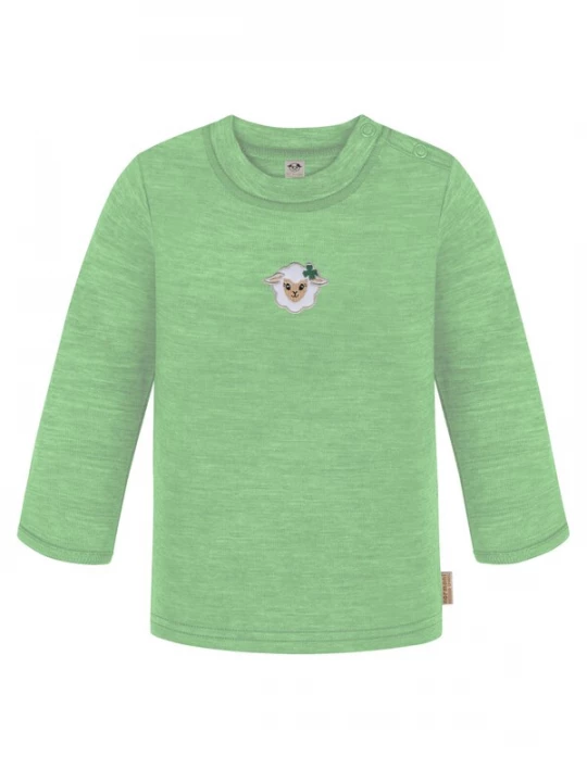 Foto van product normani Shirt 'Taupo' groen / pink / zwart / wit