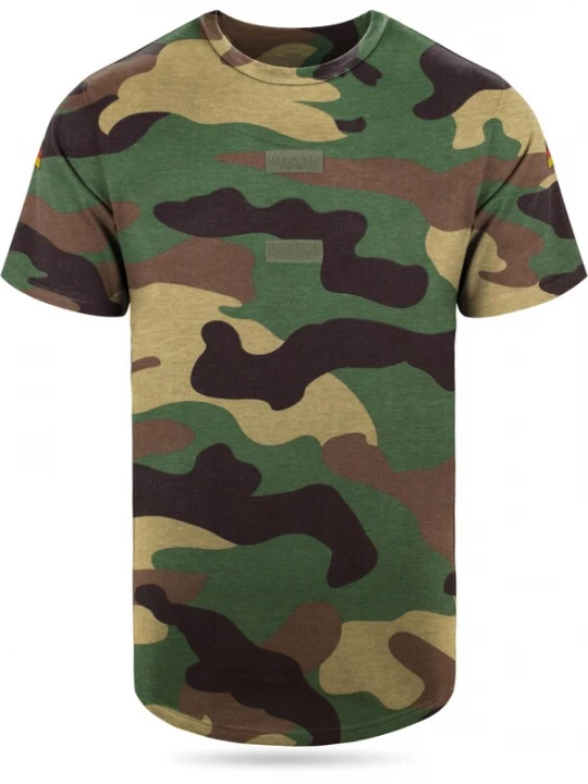 Foto van product normani Shirt 'Tropen' bruin / geel / groen / zwart