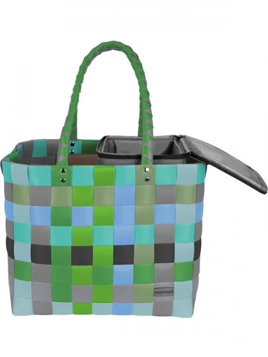 Foto van product normani Shopper blauw / groen / zwart