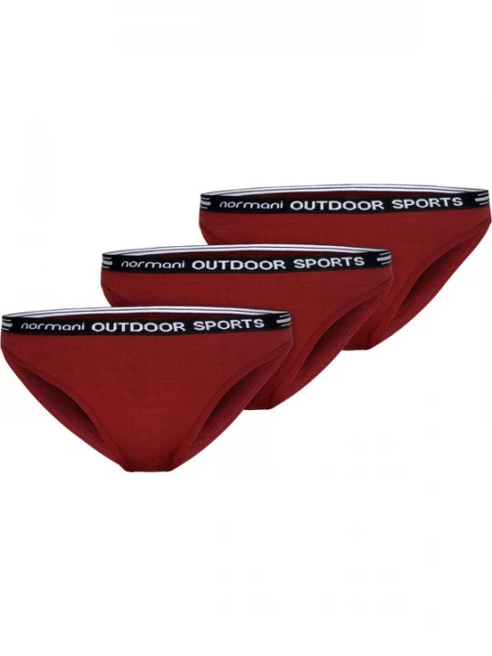 Foto van product normani Slip 'Mildura' bordeaux / zwart / wit