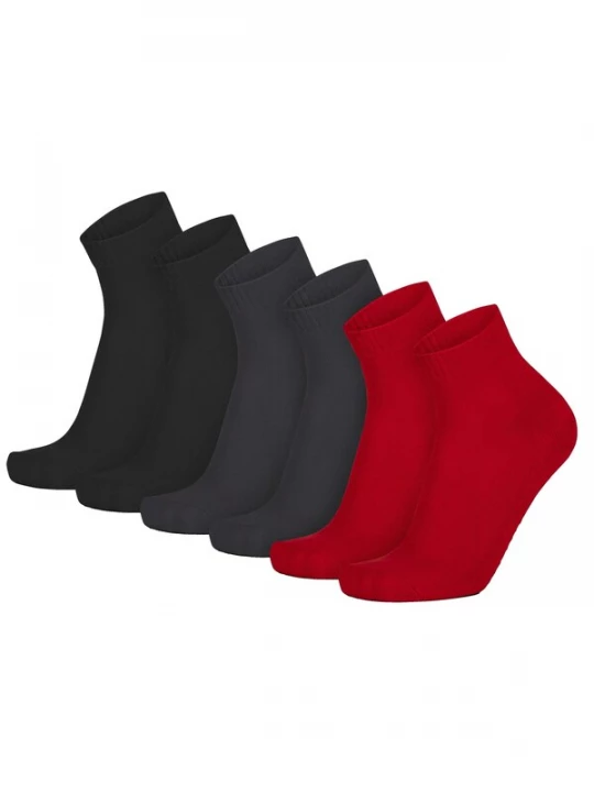 Foto van product normani Sokken grijs / rood / zwart