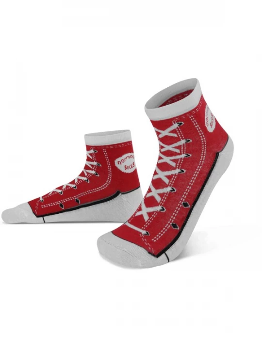 Foto van product normani Sokken rood / zwart / wit