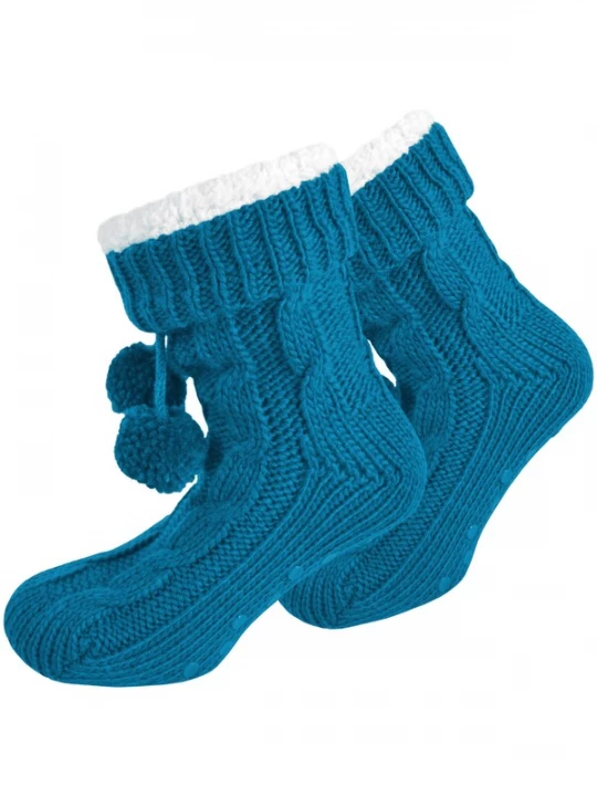 Foto van product normani Sokken turquoise / wit