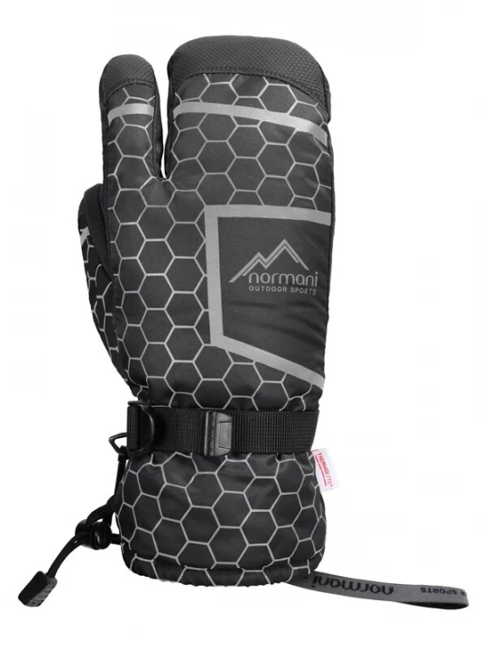Foto van product normani Sporthandschoenen ' Apex ' grijs / zwart