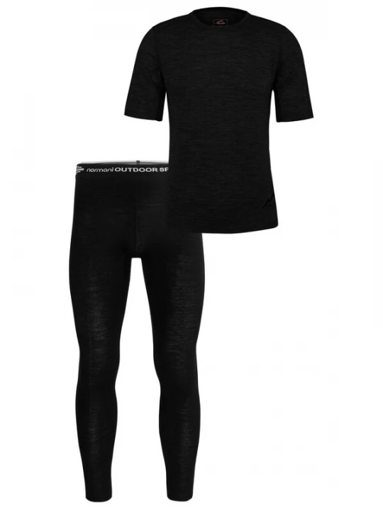 Foto van product normani Sportpak zwart gemêleerd / wit