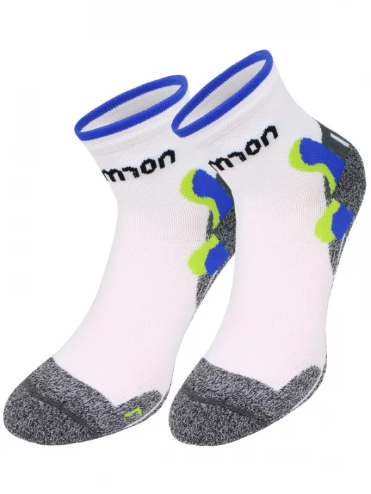Foto van product normani Sportsokken blauw / lichtgroen / zwart gemêleerd / wit