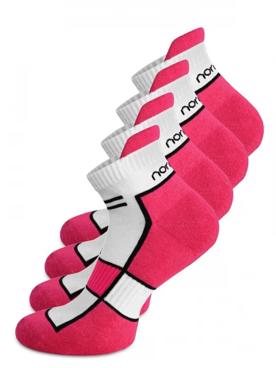 Foto van product normani Sportsokken pink / zwart / wit