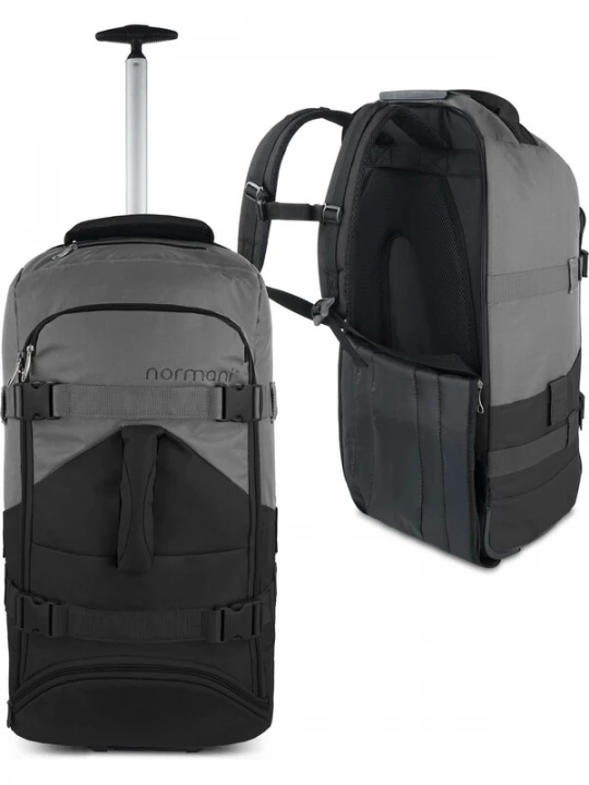 Foto van product normani Trolley 'Melano' grijs / zwart