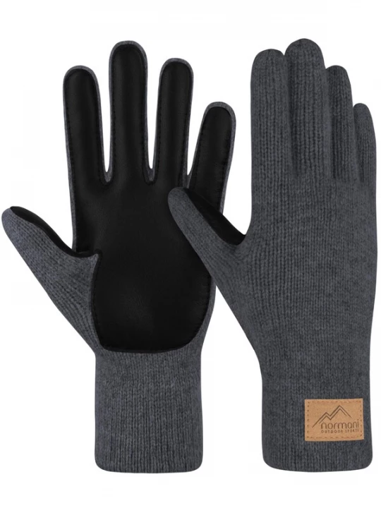 Foto van product normani Vingerhandschoenen 'Leanyer' antraciet / zwart