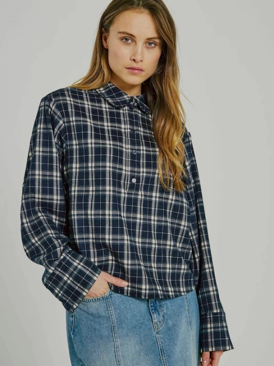 Foto van product NORR Blouse 'Sylvana' navy