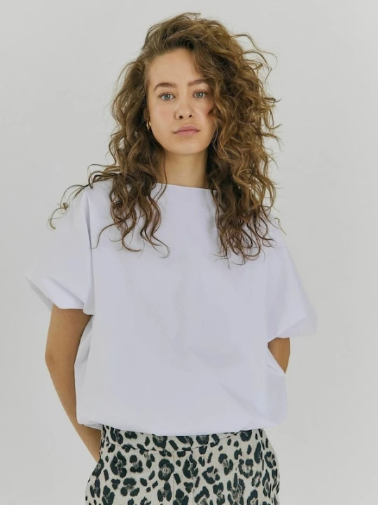 Foto van product NORR Shirt 'Carlo' wit