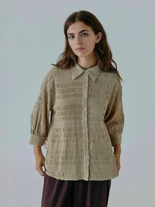 Foto van product NORR Shirt ' Clerra ' beige
