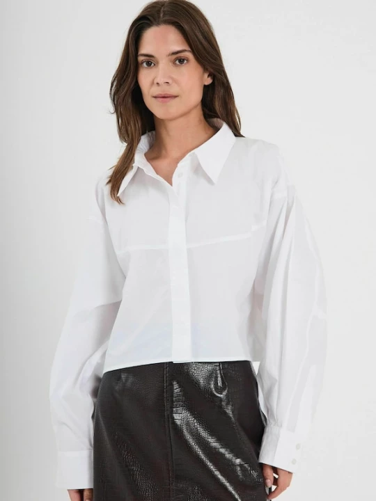 Foto van product NORR Shirt ' Fraser ' wit