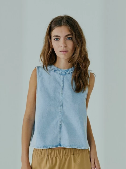 Foto van product NORR Top ' Lai ' blauw
