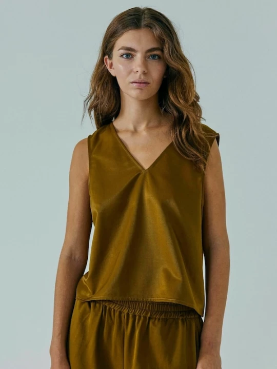 Foto van product NORR Top ' Talua ' bruin