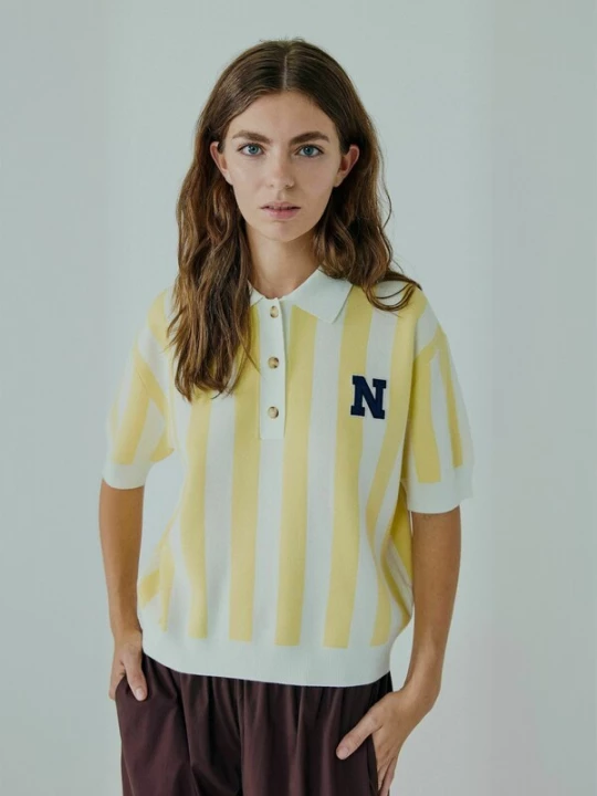 Foto van product NORR Trui ' Varsity ' geel