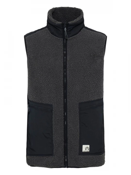 Foto van product North Bend Bodywarmer 'Galan' donkergrijs / zwart