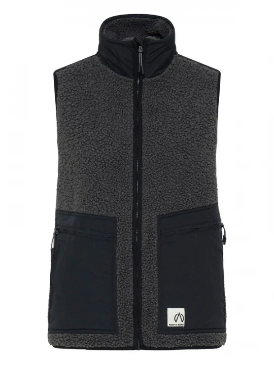 Foto van product North Bend Bodywarmer 'Galan' donkergrijs / zwart