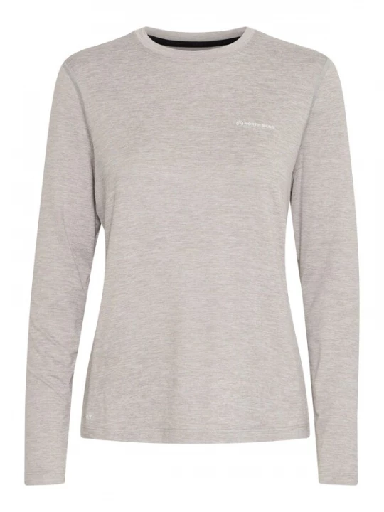 Foto van product North Bend Functioneel shirt 'Adri W' lichtgrijs / wit